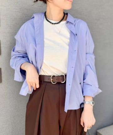 NOLLEY'S(ノーリーズ) ウォッシャブルMY STANDARDショートシャツ