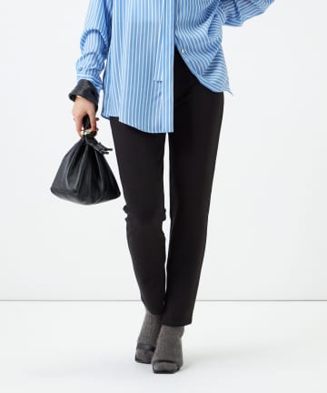 NOLLEY'S(ノーリーズ) ウォッシャブルStretch Zipレギンスパンツ