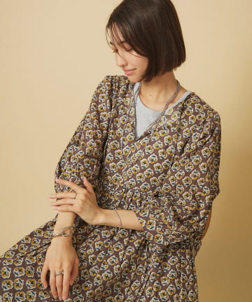 NICE CLAUP / OLIVE des OLIVE OUTLET(ナイスクラップ  / オリーブ デ オリーブ アウトレット) 【nane】エスニック柄チュニック