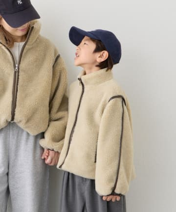 OUTLET(アウトレット) 【CIAOPANIC TYPY】【KIDS】マルチウェイボアスタンドジャケット