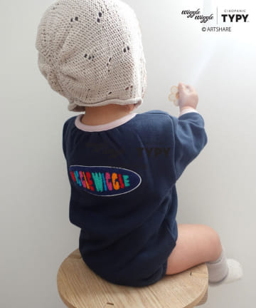 OUTLET(アウトレット) 【CIAOPANIC TYPY】【KIDS】BABYスウェットロンパース