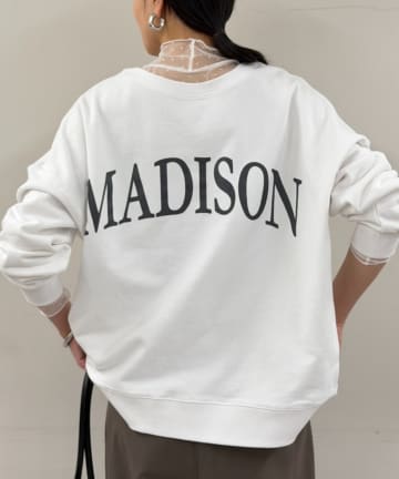 OUTLET(アウトレット) 【Loungedress】2WAYロゴプルオーバー