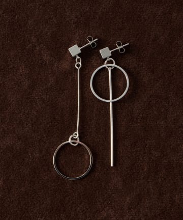 Lattice(ラティス) 【LesSignes】アシンメトリーピアス