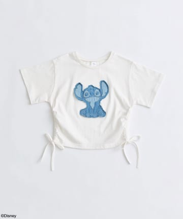 OLIVE des OLIVE(オリーブ デ オリーブ) Ｓｔｉｔｃｈ　ドロストＴシャツ