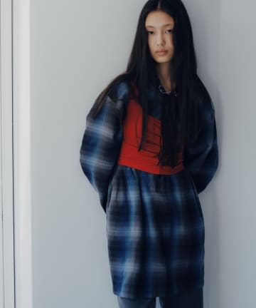 OUTLET(アウトレット) 【Pasterip】Unisex pullover check shirt