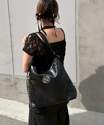 Remind me and forever(リマインドミーアンドフォーエバー) 【Mavie..7】メタルプレートショルダーBAG