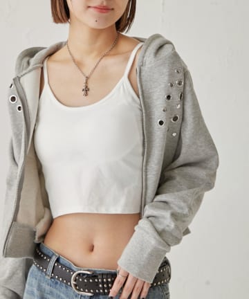 OUTLET(アウトレット) 【WHO'S WHO gallery】カップ付きキャミ