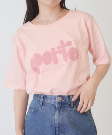 OUTLET(アウトレット) 【Kastane】B ルーズピグメントロゴTEE