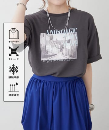 Remind me and forever(リマインドミーアンドフォーエバー) 【Tシャツとブラウスの良いとこどり】アソート大人ブラウスＴ