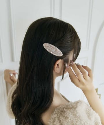 Belle Charme(ベルシャルム) Jewel Logo Hair Clip