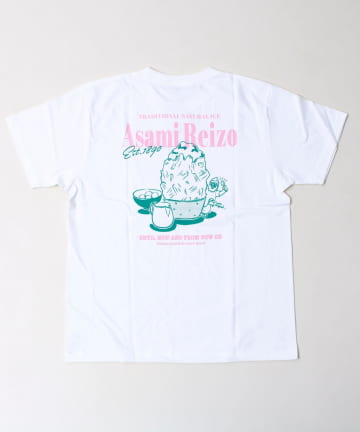 FREDY & GLOSTER(フレディ アンド グロスター) 【Duckster×阿左美冷蔵】コラボ かき氷と白玉Tシャツ ユニセックス