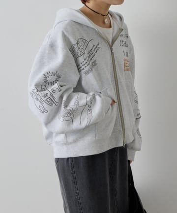 ear PAPILLONNER(イア パピヨネ) Kendai×SUM1 STYLE別注パーカー【SUM1 STYLE（スミスタイル）】