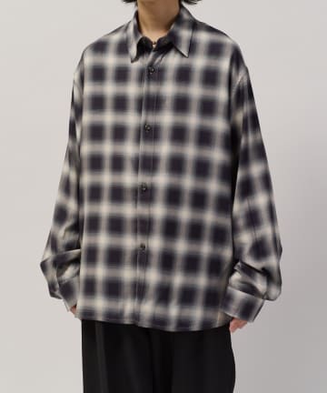 Lui's(ルイス) オンブレーチェックシャツ
