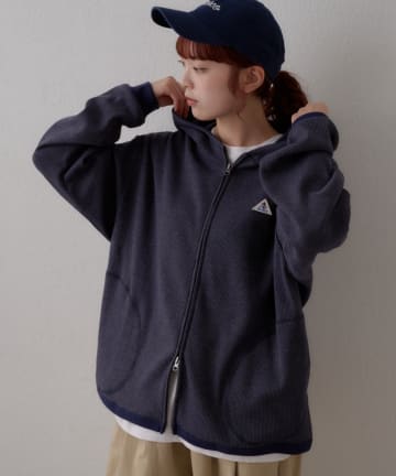 CIAOPANIC TYPY(チャオパニックティピー) 【GEVACO】ワッフル杢ジップパーカー