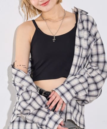 OUTLET(アウトレット) 【WHO'S WHO gallery】カップ付きキャミ