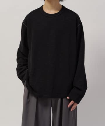 Lui's(ルイス) スラブクルーネックロンT