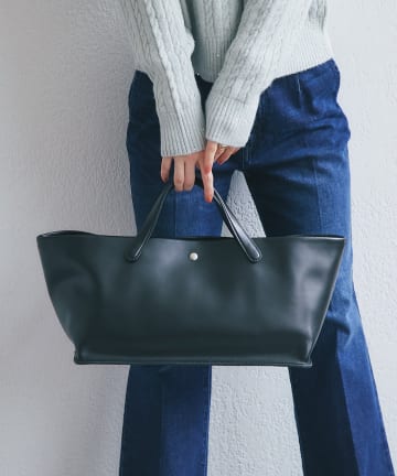 La boutique BonBon(ラブティックボンボン) 【アルテサノス】レザーワイドベーシックトートバッグ