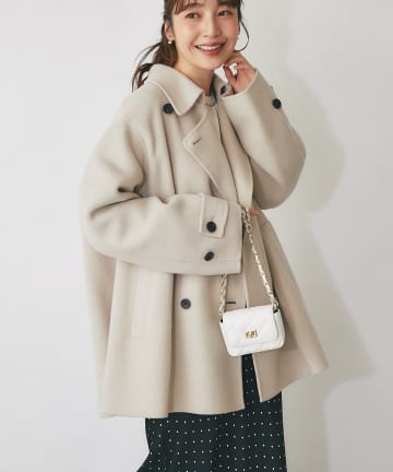 La boutique BonBon(ラブティックボンボン) ライトダブルフェイスPコート