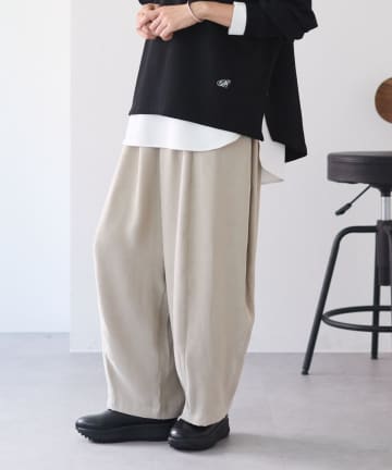BEARDSLEY(ビアズリー) フェイクスエードバレルパンツ