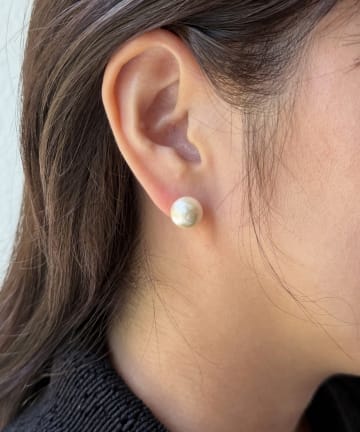 Lattice(ラティス) コットンパールピアス