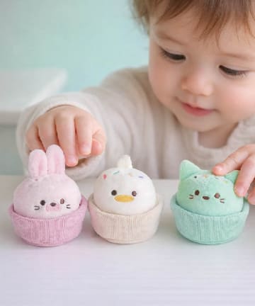 BIRTHDAY BAR(バースデイバー) Ponpon Animal Cupcake　ポンポンアニマルカップケーキ