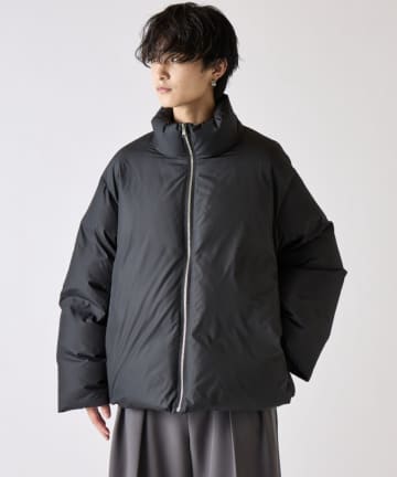 Lui's(ルイス) オーバーサイズ スタンドカラー ビッグダウンブルゾン