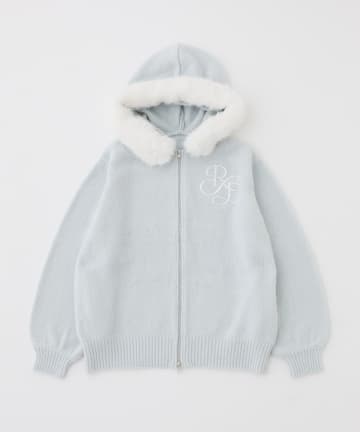 one after another NICE CLAUP(ワンアフターアナザー ナイスクラップ) 【Premium order】ゆるたぽマシュマロフェイクファーパーカー