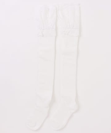NICE CLAUP / OLIVE des OLIVE OUTLET(ナイスクラップ  / オリーブ デ オリーブ アウトレット) 【RMAF】レースハイソックス２足セット