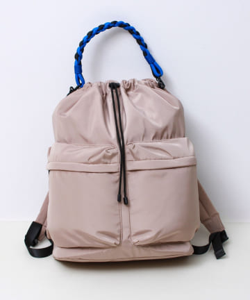 FREDY & GLOSTER(フレディ アンド グロスター) 【SML】BRAID PURSE PACK 巾着リュック 2WAY 撥水