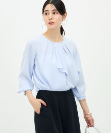 NOLLEY'S(ノーリーズ) ウォッシャブル3WAYボウタイ風ブラウス