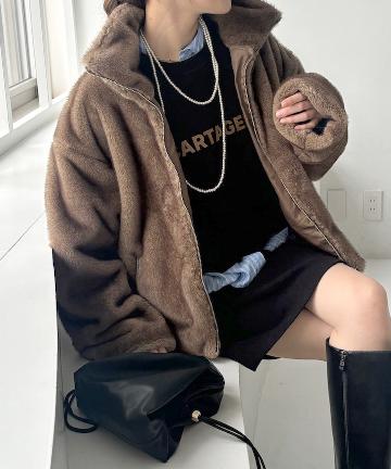 サイズ展開あり】2WAY中綿ミドルコート | CAPRICIEUX LE'MAGE(カプリ