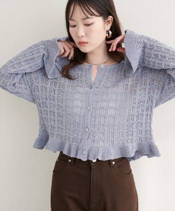 natural couture(ナチュラルクチュール) レディースのカーディガン