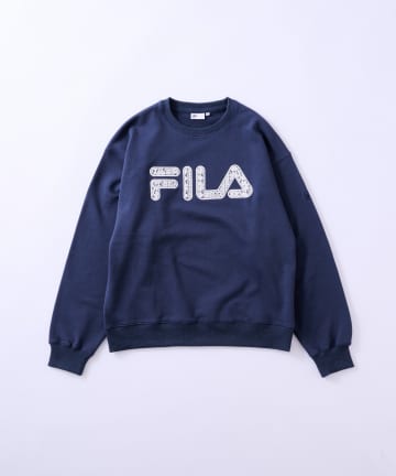 CIAOPANIC TYPY(チャオパニックティピー) 【 FILA 別注 】レースドッキング裏毛クルースウェット