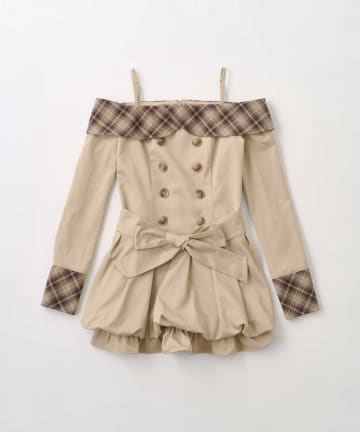 Belle Charme(ベルシャルム) 2way Trench Onepiece