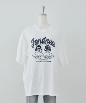 NICE CLAUP / OLIVE des OLIVE OUTLET(ナイスクラップ  / オリーブ デ オリーブ アウトレット) 【ANOTHER BRANCH】ラビットニット帽チェックロゴTEE