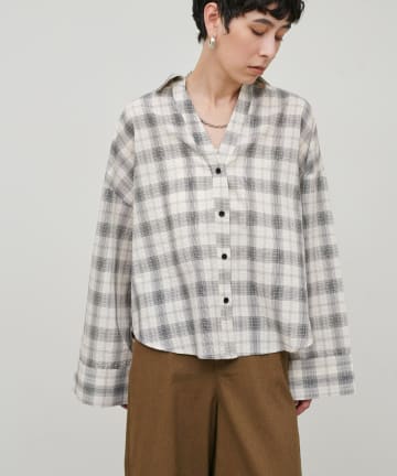 LARUTA(ラルータ) シアースキッパーマルチWAYシャツ