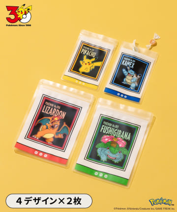 3COINS(スリーコインズ) ストックバッグセット／ポケモン30周年