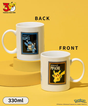 3COINS(スリーコインズ) マグカップ：330ml／ポケモン30周年