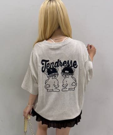 NICE CLAUP / OLIVE des OLIVE OUTLET(ナイスクラップ  / オリーブ デ オリーブ アウトレット) 【ANOTHER BRANCH】ベアーニット帽TEE