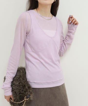 FREDY & GLOSTER(フレディ アンド グロスター) レイヤードタンクセットロンTシャツ
