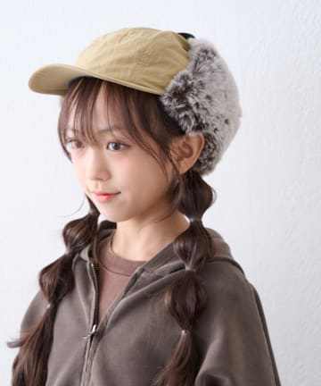 CIAOPANIC TYPY(チャオパニックティピー) 【KIDS】KIDSミリタリーフライトCAP