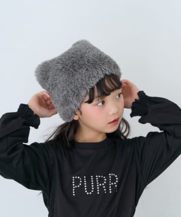 CIAOPANIC TYPY(チャオパニックティピー) 【KIDS/ZO限カラーあり】ねこみみファー帽