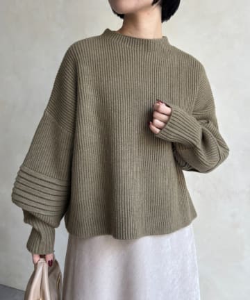 Jena　espace merveilleux(ジェナ　エスパスメルヴェイユ) 袖ボリュームニット