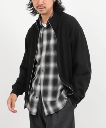 NOLLEY'S(ノーリーズ) ハイゲージウォッシャブルニットスタンドジップ 26AW