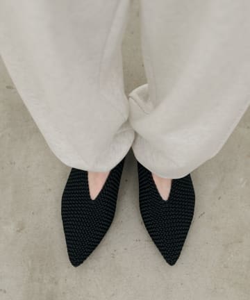 LARUTA(ラルータ) ニットメッシュパンプス