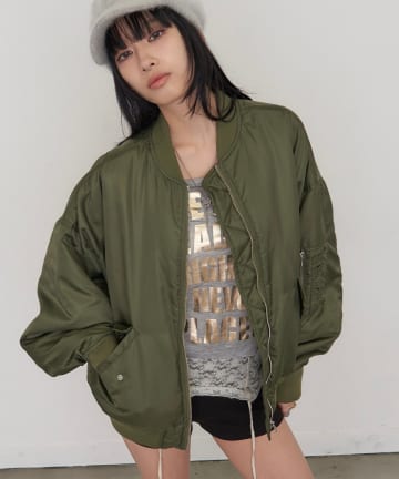 WHO’S WHO gallery(フーズフーギャラリー) 【26AW LOOK掲載品番】【Sourcream】MA-1