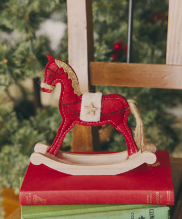 salut!(サリュ) フェルトロッキングホース／Christmas