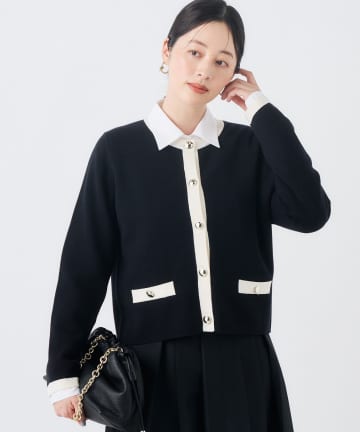 NOLLEY'S(ノーリーズ) 《調温性》ミラノリブニットジャケット