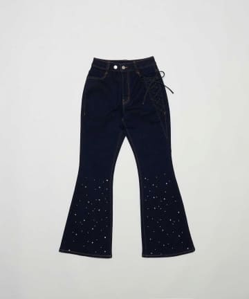 Belle Charme(ベルシャルム) Twinkle Flare Denim Pants