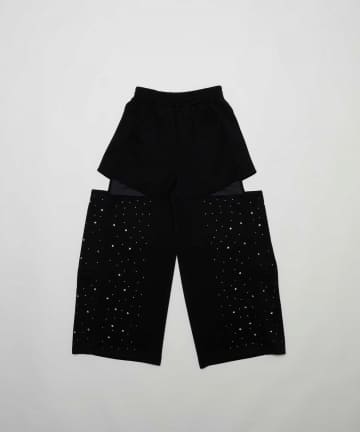 Belle Charme(ベルシャルム) Twinkle Wide Sweart Pants